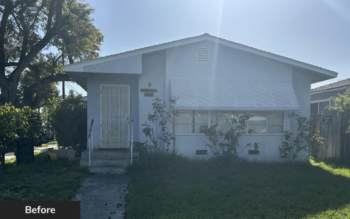 House exterior before renovation by Wedgewood Homes