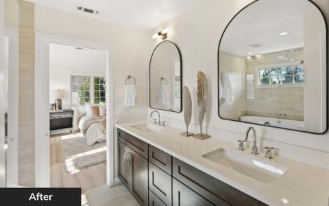 Bathroom after renovation by Wedgewood Homes