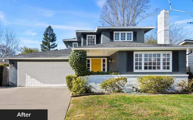 House after renovation by Wedgewood Homes