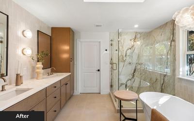 Bathroom after renovation by Wedgewood Homes