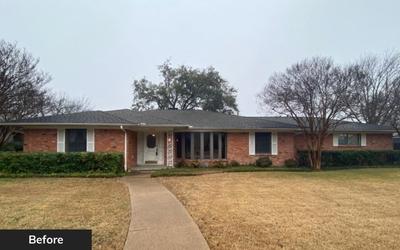 House before renovation by Wedgewood Homes