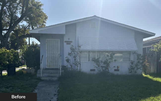 House before renovation by Wedgewood Homes