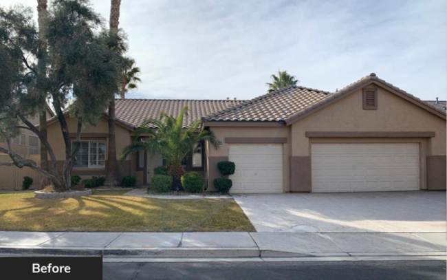 House before renovation by Wedgewood Homes
