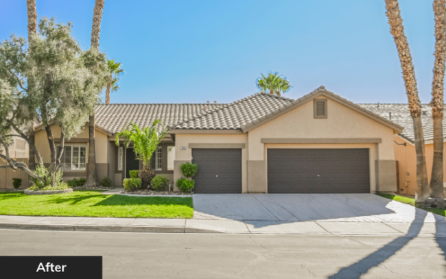 House after renovation by Wedgewood Homes