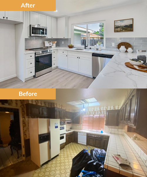 Kitchen before renovation by Wedgewood Homes