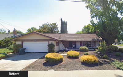 House before renovation by Wedgewood Homes