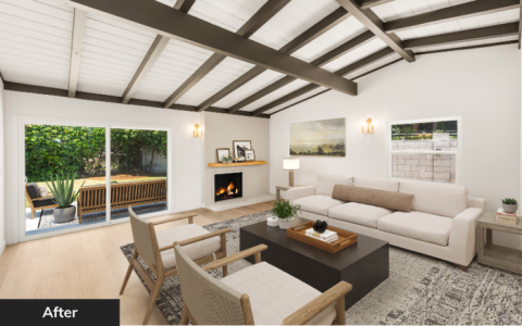 Interior after renovation by Wedgewood Homes