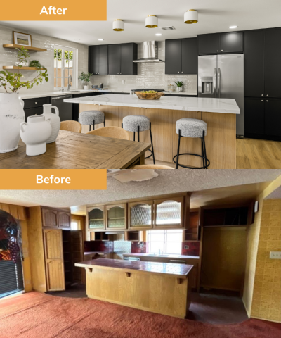 Kitchen before renovation by Wedgewood Homes